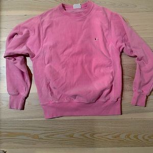 Champion Reverse Weave Pink Sweatshirt
